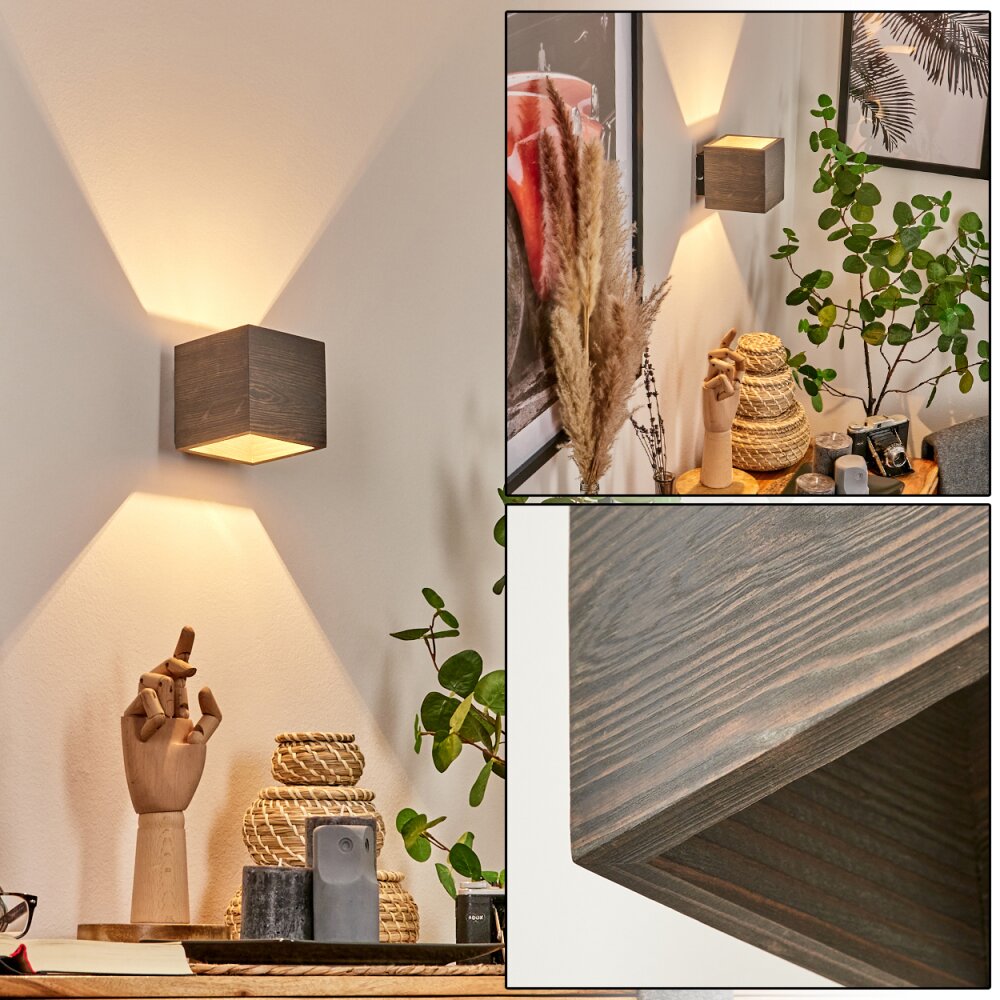 Polcura Lampa ścienna Brązowy, Szary, 1-punktowy main product photo