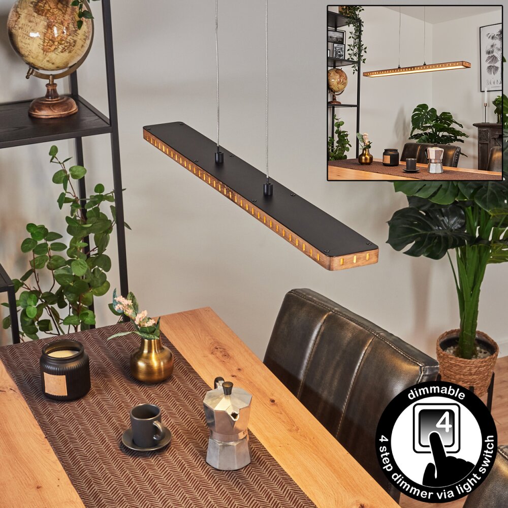 Guacacallo Lampa Wisząca LED Czarny, 1-punktowy main product photo