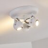 Gadmen Lampa Sufitowa Biały, 3-punktowe