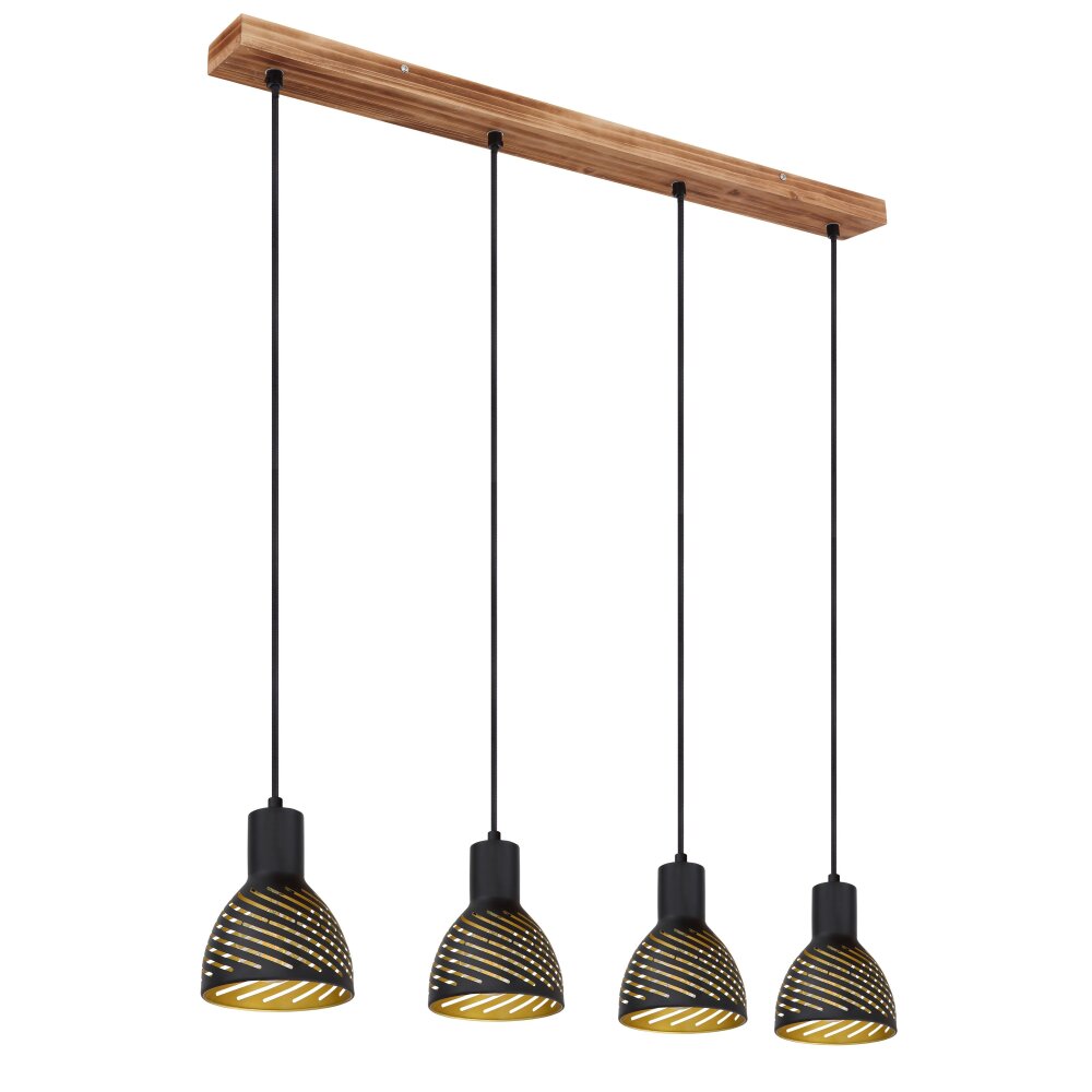 Globo LENNA Lampa Wisząca Wygląd drewna, 4-punktowe main product photo