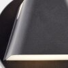 Brilliant Scorton Zewnętrzny kinkiet LED Czarny, 2-punktowe