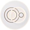 Brilliant Furtado Lampa Sufitowa LED Czarny, Biały, 1-punktowy, Zdalne sterowanie