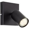 Brilliant Jello Lampa ścienna LED Czarny, 1-punktowy