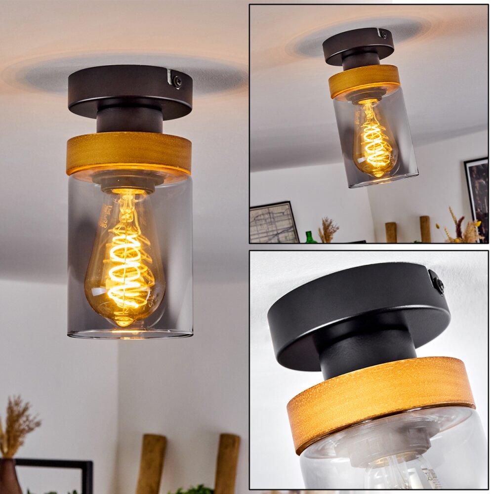 Amignon Lampa Sufitowa Czarny, 1-punktowy main product photo