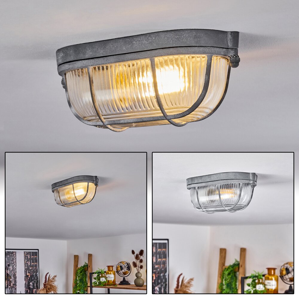 Chaquire Lampa Sufitowa Szary, 1-punktowy main product photo