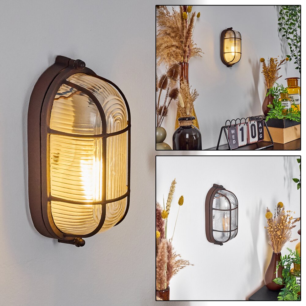 Chaquire Lampa ścienna Brązowy, Rdzawy, 1-punktowy main product photo