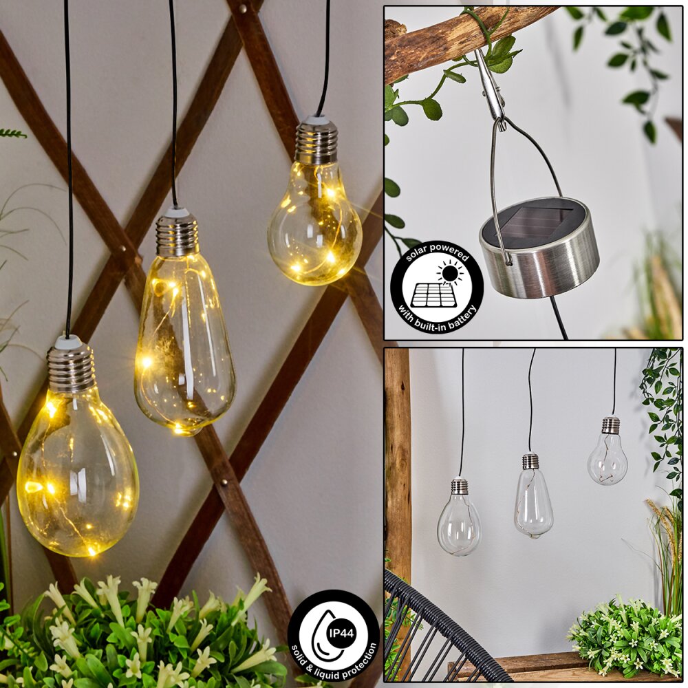 Tiltil Lampa solarna Zestaw LED Stal nierdzewna, 3-punktowe main product photo