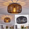 Teheran Lampa Sufitowa Czarny, 1-punktowy