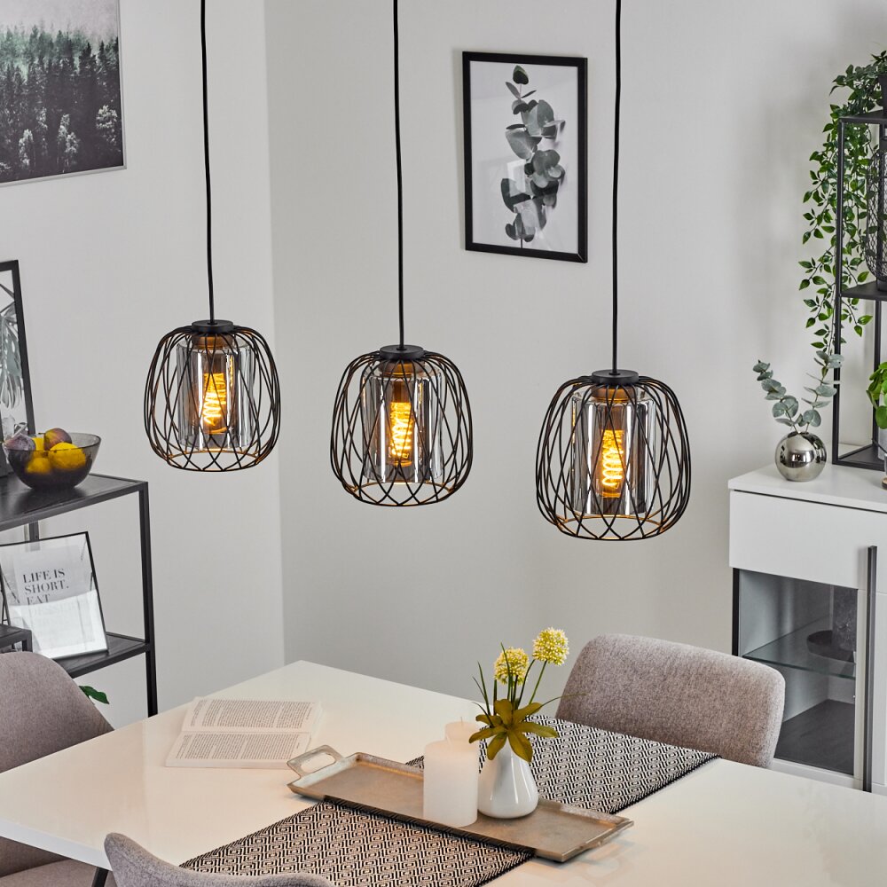 Saitoco Lampa Wisząca Czarny, 3-punktowe main product photo