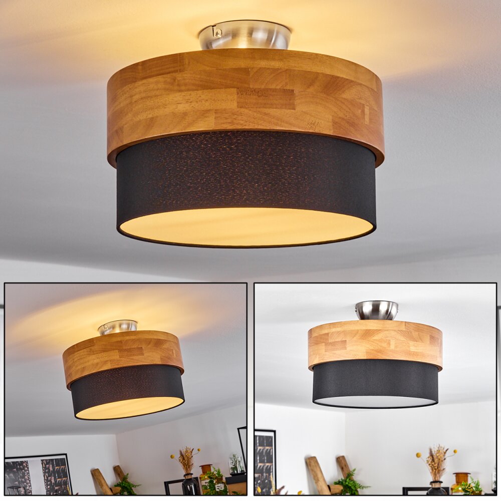 Vrolle Lampa Sufitowa Jasne drewno, Nikiel matowy, 2-punktowe main product photo