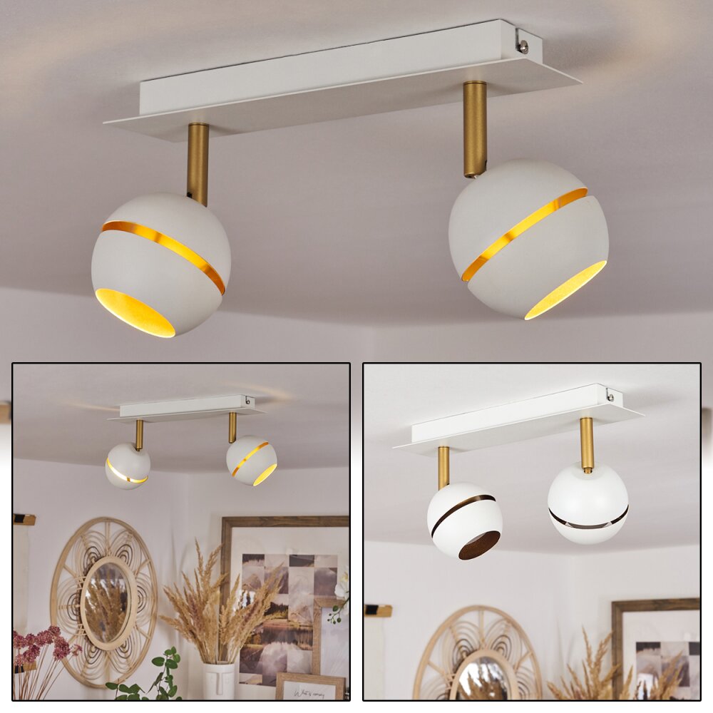 Tome Lampa Sufitowa LED Mosiądz, Biały, 2-punktowe main product photo