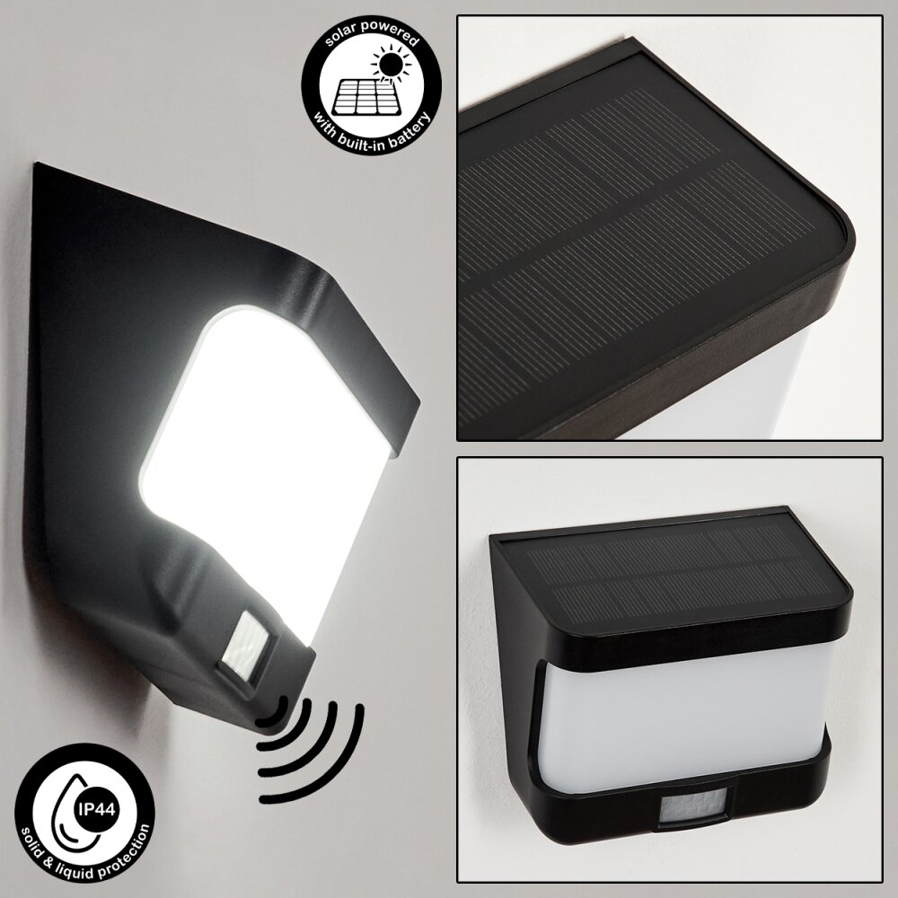 Colchagua lampy solarne LED Czarny, Biały, 1-punktowy, Czujnik ruchu main product photo