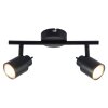 Brilliant Andres Lampa Sufitowa LED czarny, 2-punktowe