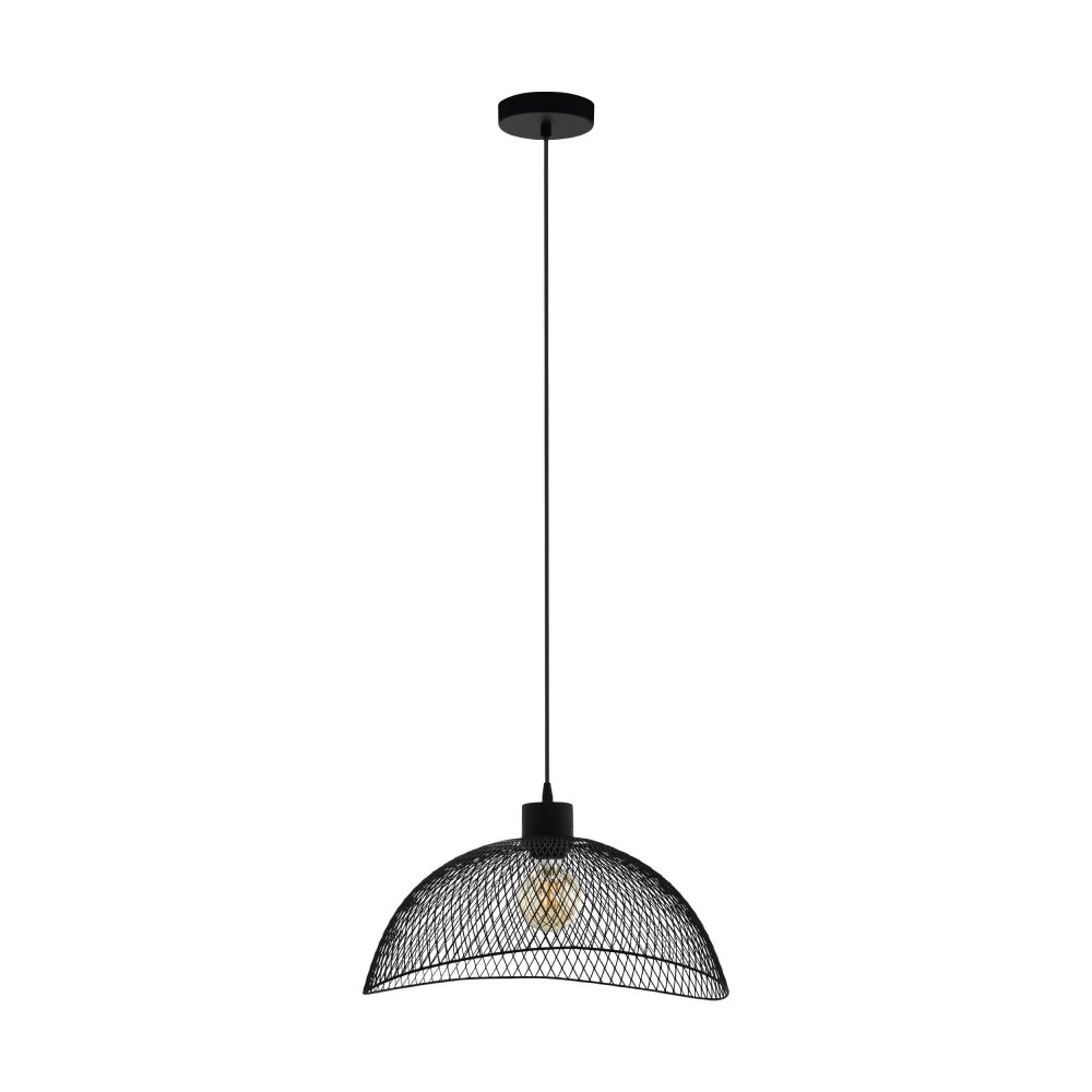 Eglo POMPEYA Lampa Wisząca Czarny, 1-punktowy main product photo