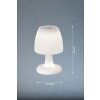 FHL easy Barletta Lampa stołowa LED Biały, 1-punktowy, Zmieniacz kolorów