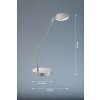 FHL easy Luna lampka nocna LED Nikiel matowy, 1-punktowy