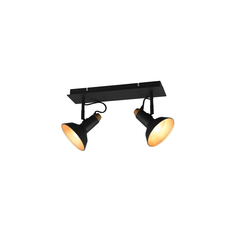 Trio Roxie Lampa Sufitowa Czarny, 2-punktowe main product photo