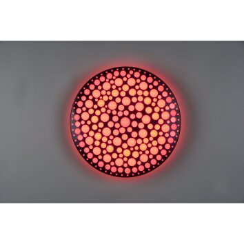 Reality Chizu Lampa Sufitowa LED Czarny, 1-punktowy, Zdalne sterowanie, Zmieniacz kolorów