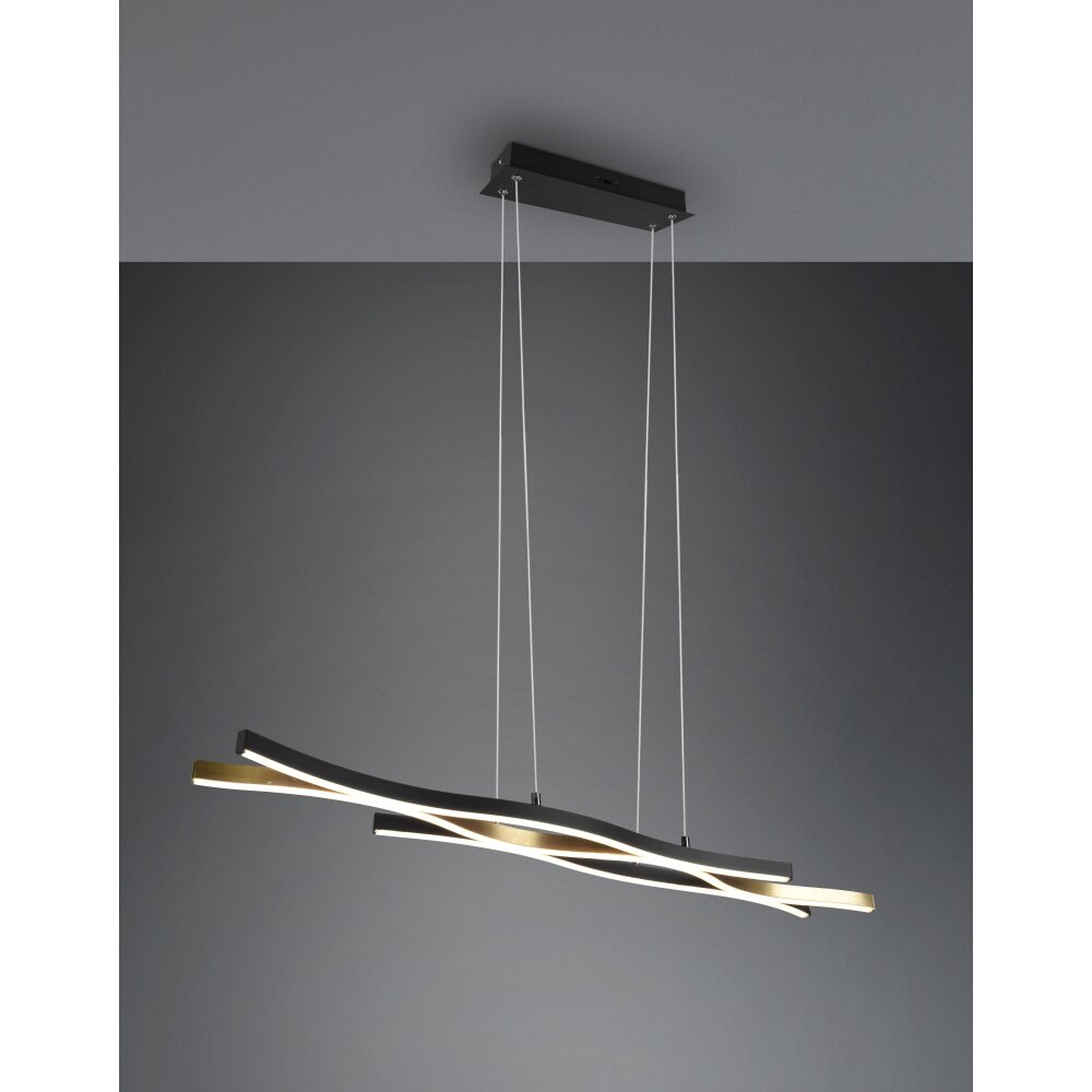 Trio Blaze Lampa Wisząca LED Mosiądz, 1-punktowy main product photo