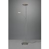 Trio Brantford Lampa Stojąca oświetlająca sufit LED Nikiel matowy, 1-punktowy