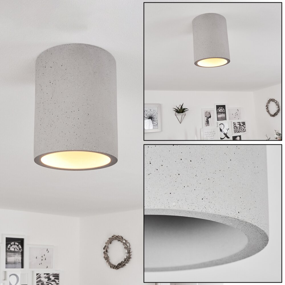 Stettler Lampa Sufitowa Szary, 1-punktowy main product photo