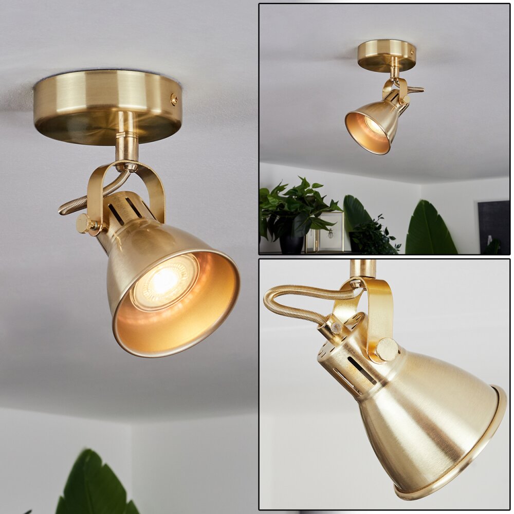 Salinas Lampa Sufitowa Mosiądz, 1-punktowy main product photo