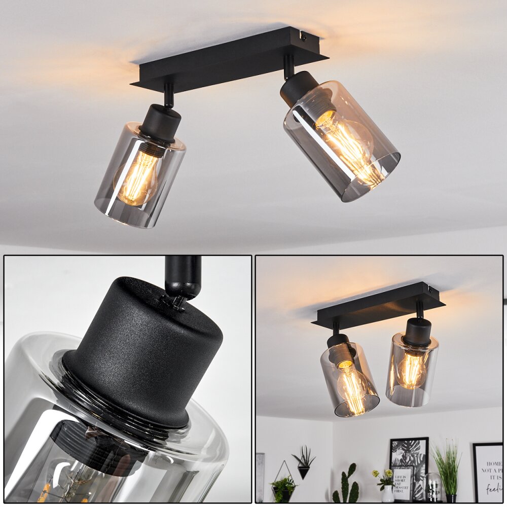 Hunouri Lampa Sufitowa Czarny, 2-punktowe main product photo