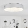 Mentque Lampa Sufitowa LED Srebrny, 1-punktowy