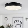 Mentque Lampa Sufitowa LED Czarny, 1-punktowy