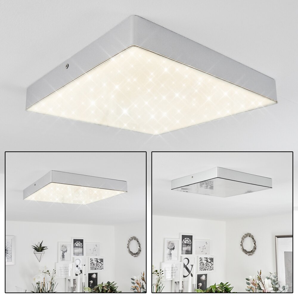Mentque Lampa Sufitowa LED Srebrny, 1-punktowy main product photo