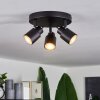 Nestavel Lampa Sufitowa LED Czarny, 3-punktowe