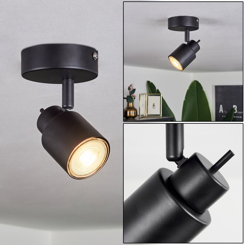 Nestavel Lampa Sufitowa LED Czarny, 1-punktowy main product photo