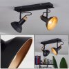 Vouzy Lampa Sufitowa Czarny, 2-punktowe