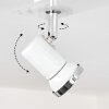 Lanrigan Lampa Sufitowa LED Chrom, Biały, 3-punktowe