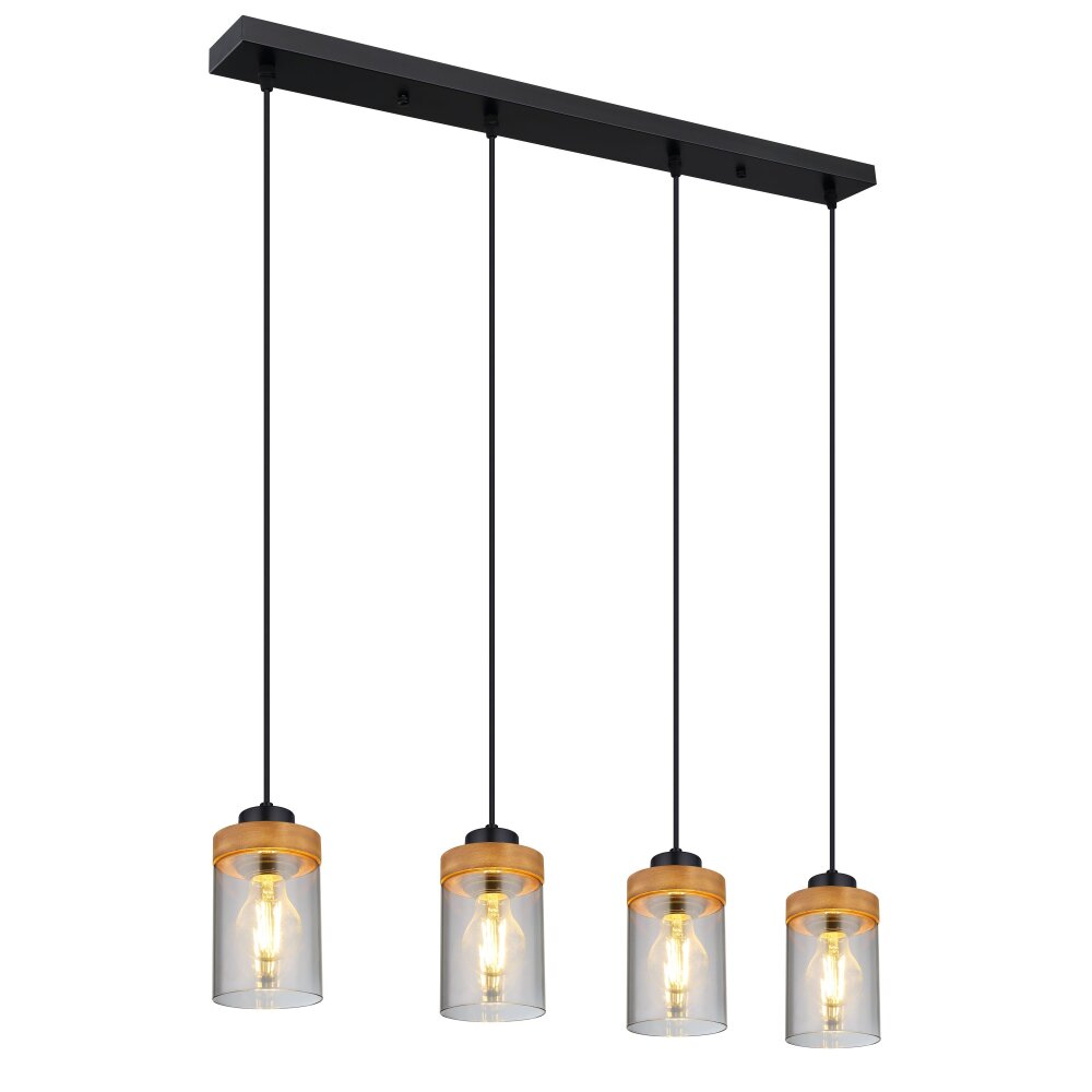 Globo FINCA Lampa Wisząca Ecru, Czarny, 3-punktowe main product photo