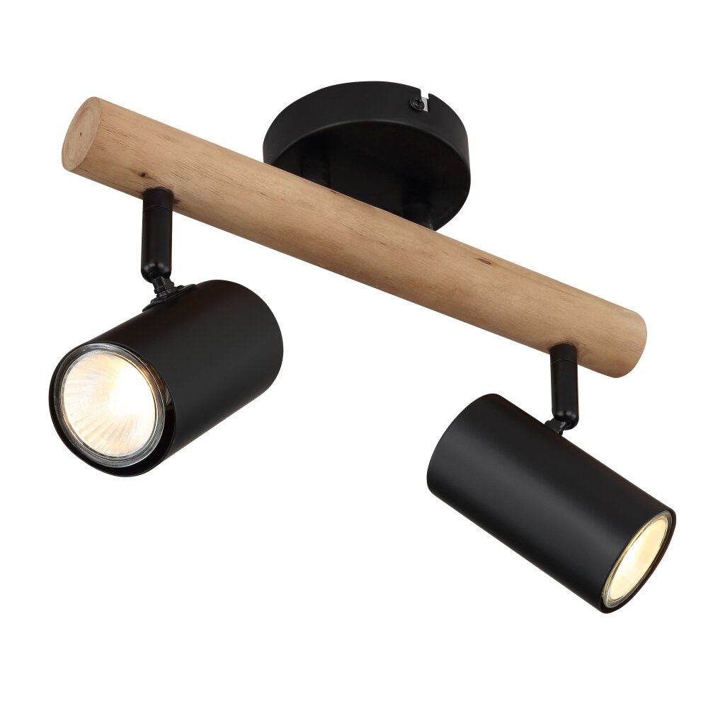 Globo HERTI Lampa Sufitowa Brązowy, Czarny, 2-punktowe main product photo