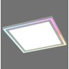 Leuchten-Direkt EDGING Lampa Sufitowa LED Biały, 1-punktowy, Zdalne sterowanie