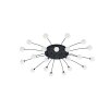 Trio Bullet Lampa Sufitowa LED Czarny, 21-punktowe