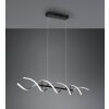 Trio Sequence Lampa Wisząca LED Aluminium, Czarny, 1-punktowy