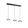 Trio Tray Lampa Wisząca LED Czarny, 3-punktowe