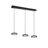 Trio Tray Lampa Wisząca LED Czarny, 3-punktowe