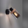Leuchten-Direkt PASQUAL Lampa ścienna Czarny, 1-punktowy