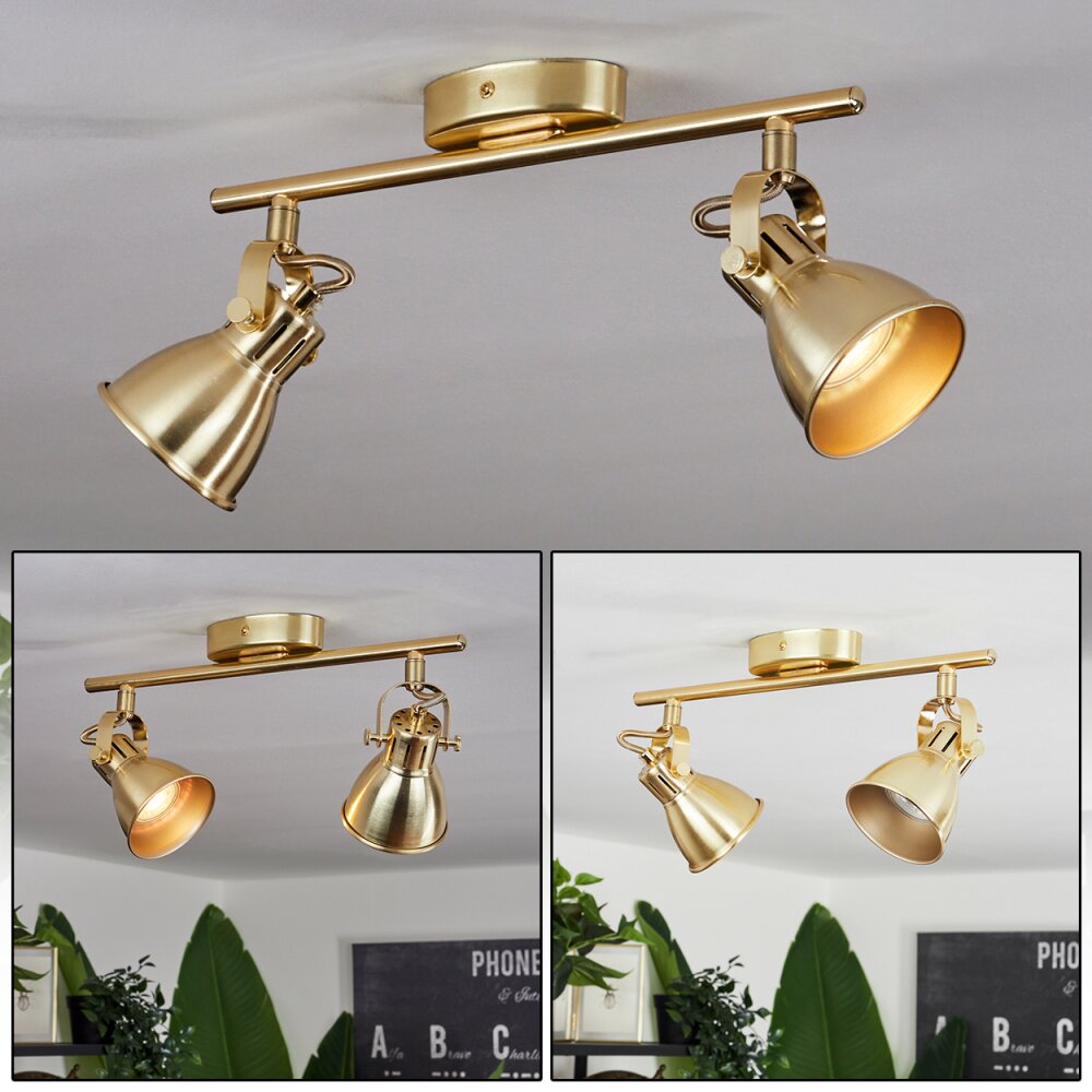 Salinas Lampa Sufitowa Mosiądz, 2-punktowe main product photo