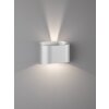 Fischer & Honsel Wall Lampa ścienna LED Srebrny, 2-punktowe