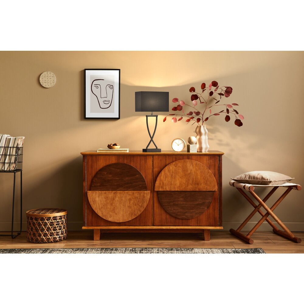 Fischer & Honsel Anni lampka nocna Czarny, 1-punktowy main product photo