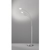 Fischer & Honsel Dent Lampa Stojąca LED Nikiel matowy, 3-punktowe