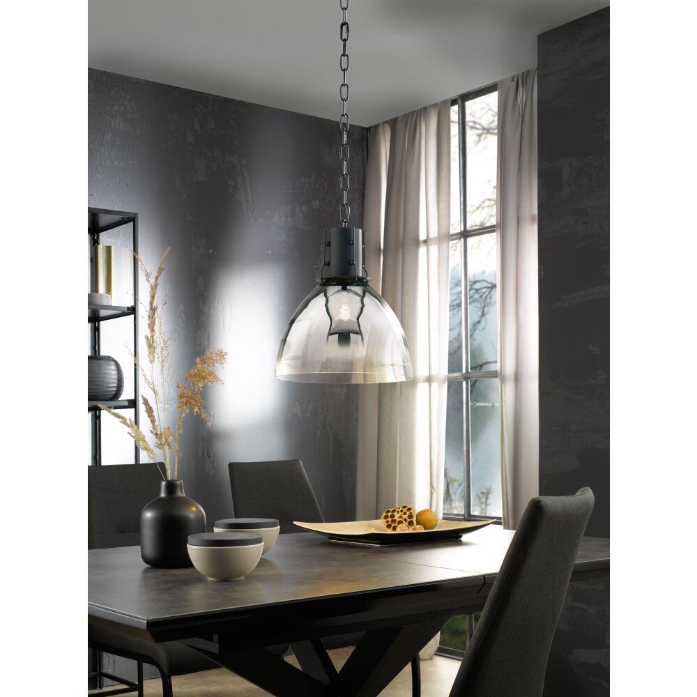 Fischer & Honsel Londo Lampa Wisząca Czarny, 1-punktowy main product photo