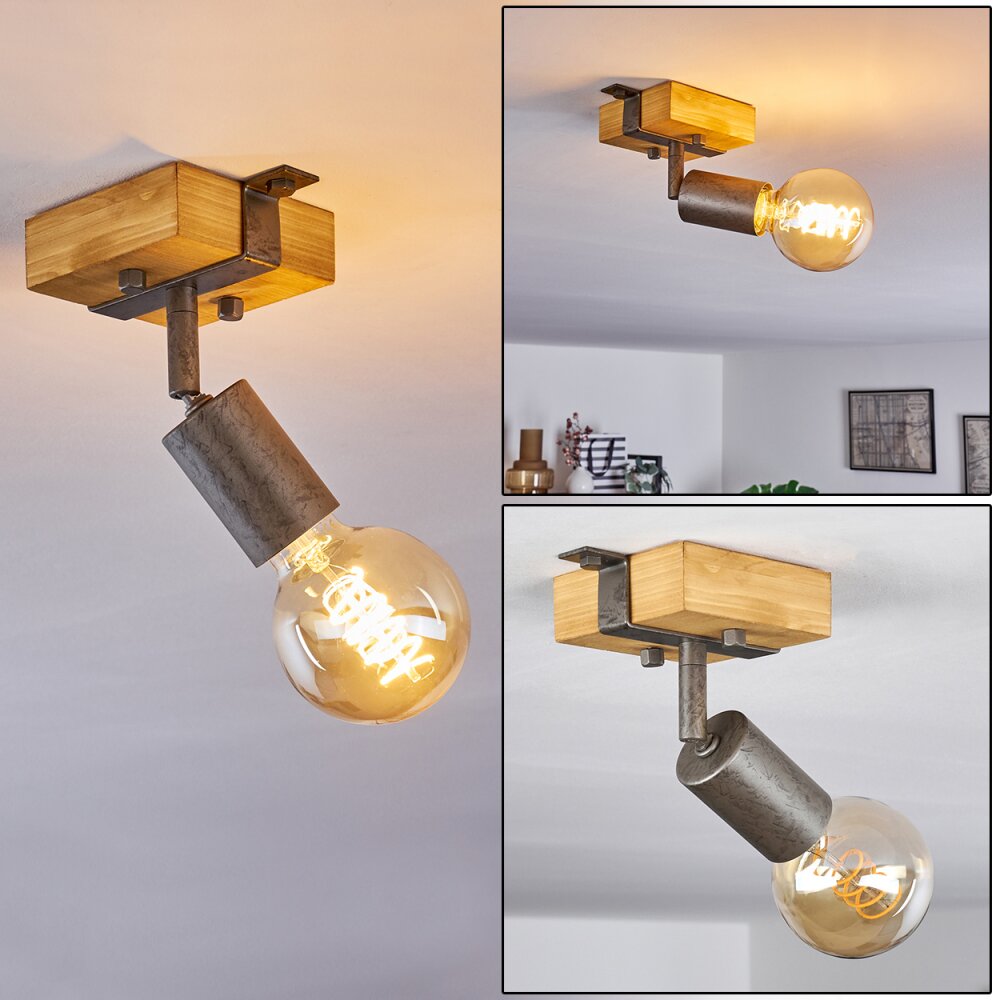 Praia Lampa Sufitowa Brązowy, Szary, 1-punktowy main product photo
