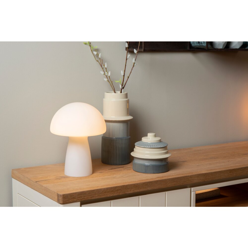 Lucide FUNGO lampka nocna Biały, 1-punktowy main product photo