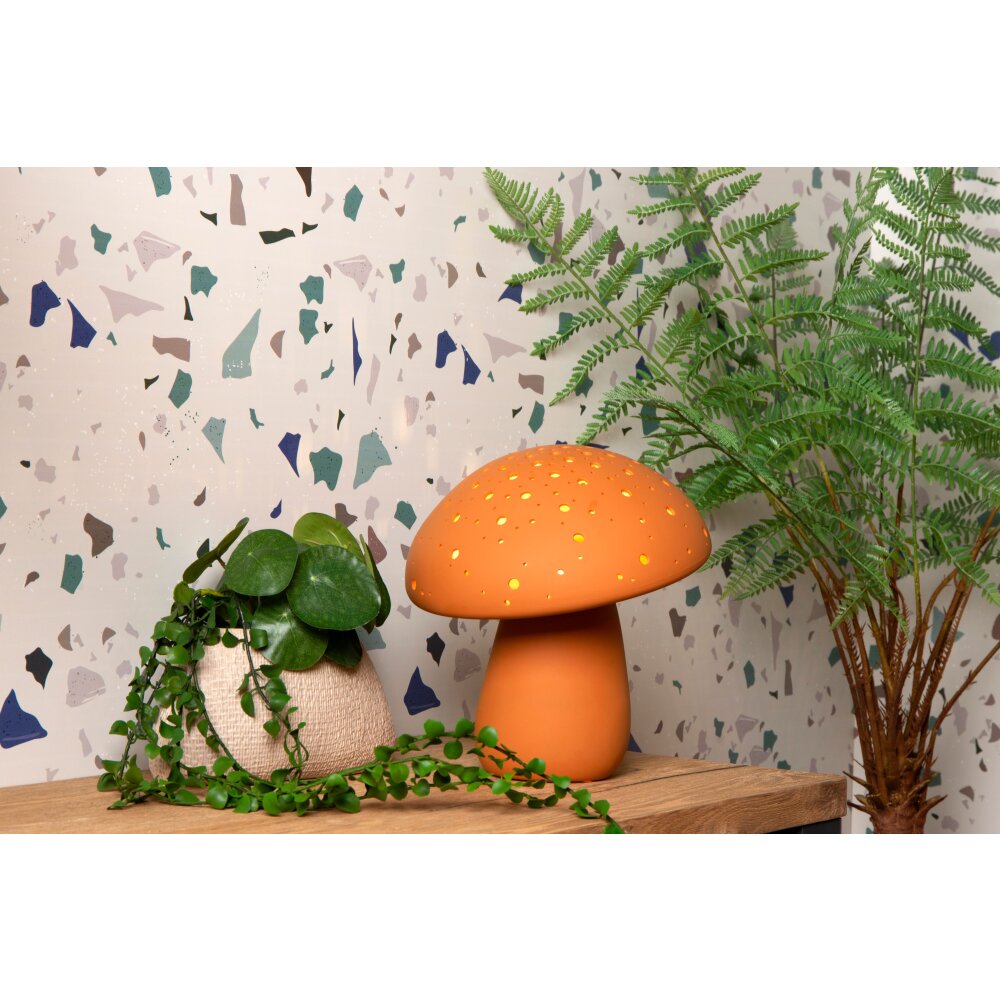 Lucide FUNGO lampka nocna Pomarańczowy, 1-punktowy main product photo